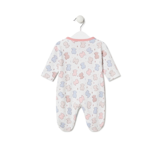 Baby playsuit in Colors pink