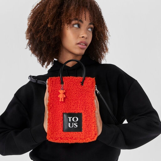 オレンジカラーのミニバッグ TOUS Pop Warm