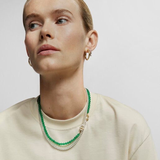 TOUS MANIFESTO curb chain Choker in silver