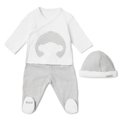 Conjunto de recém-nascido Classic Branco