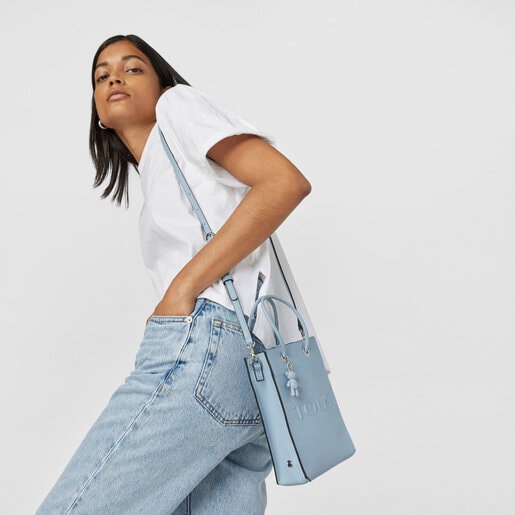 Mini bolso azul TOUS La Rue