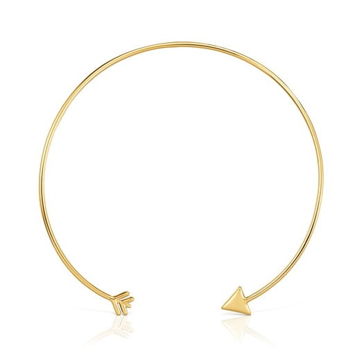 طوق من الفضة المطلية بالذهب عيار 18 قيراطًا من التشكيلة TOUS Flechazo