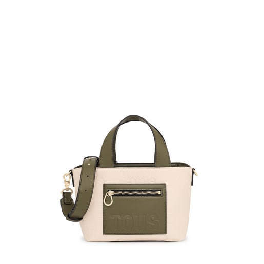 Kleine Tragetasche TOUS Nanda in Beige und Khaki