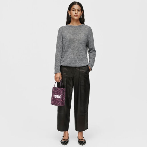 Burgundy-colored Pop minibag Kaos Mini Evolution