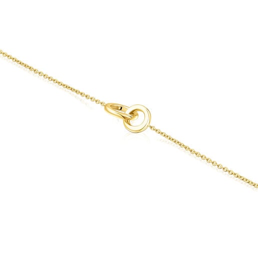 Pulsera con baño de oro 18 kt sobre plata TOUS Fellow