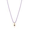 Halskette Magic Nature mit Amethyst und fliederfarbener Kette