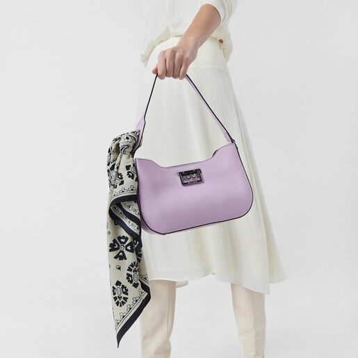 Mauve leather TOUS Legacy Shoulder bag