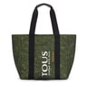 Large khaki-colored nylon Kaos Mini Evolution Tote bag