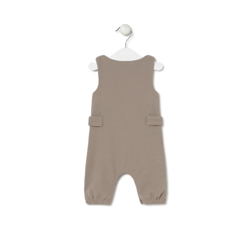Baby playsuit in Cosmic beige