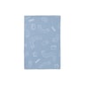 Reversible baby blanket in Nilo sky blue
