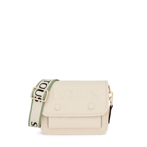 Small beige TOUS La Rue Audree Crossbody Bag