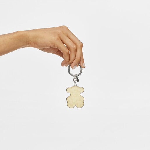 Kroužek na klíče se žlutým medvídkem Kaos Icon