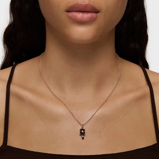 Rose Vermeil Silver Erma Necklace 