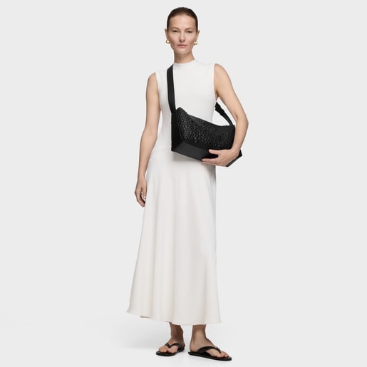 Sac à bandoulière noir TOUS Puffy Bear