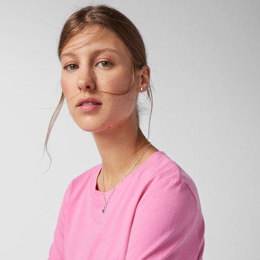 Silver Magic Nature moon Necklace with onyx