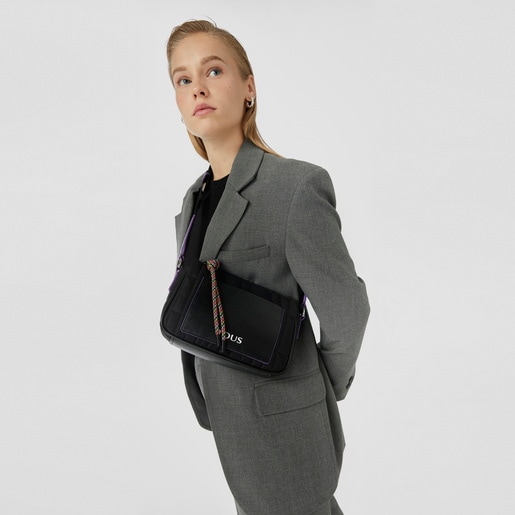 תיק צד TOUS Empire Padded בינוני בצבע שחור