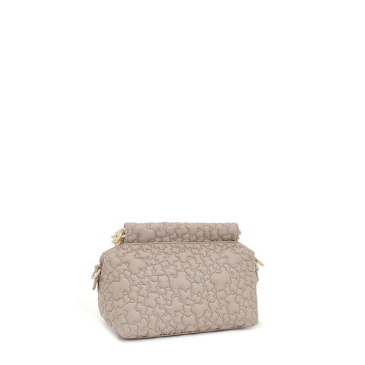 Small taupe Crossbody bag TOUS Jane Puffy Bear