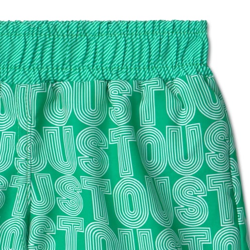 Bañador de niño Line verde
