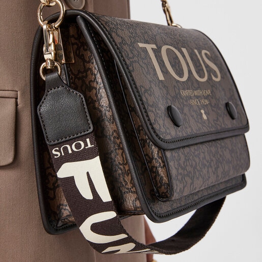 Medium brown Audree Kaos Mini Crossbody bag | TOUS