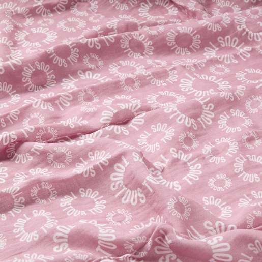 Baby muslin in Muse pink