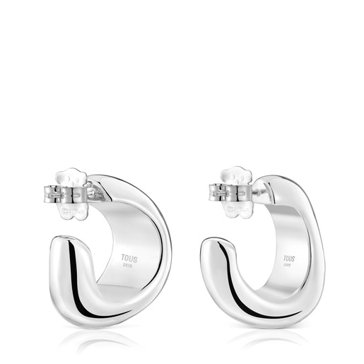 Silver Hoop earrings Galia Basics