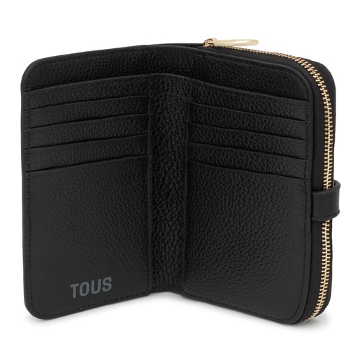 Black leather Wallet TOUS Buckles