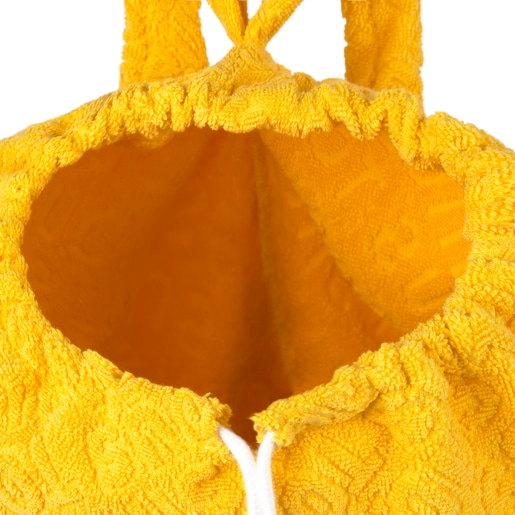 Saco de praia Logótipo amarelo
