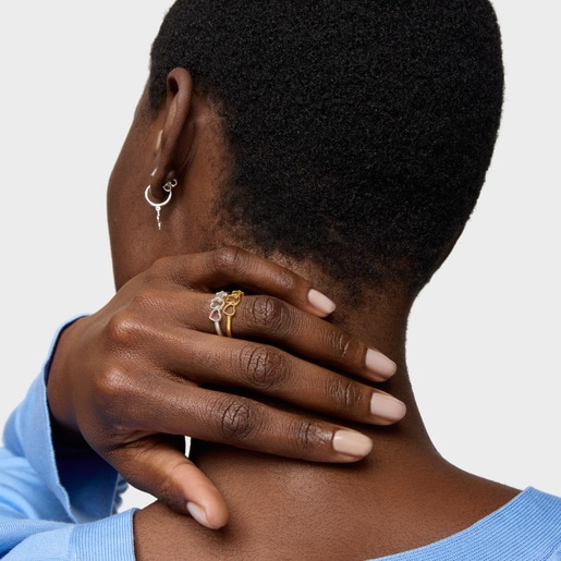 Silver Ring with motifs TOUS Motifs