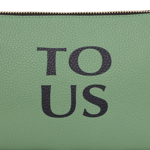 Bandolera de piel caqui TOUS Balloon