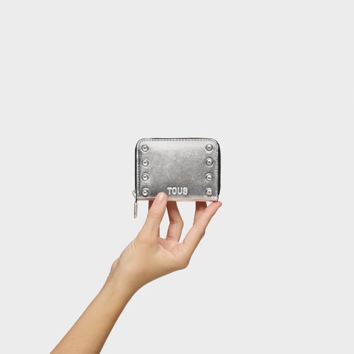 كيس نقود باللون الفضي من تشكيلة TOUS Jewelry Studs
