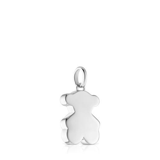 Small 16mm silver bear pendant Sweet Dolls