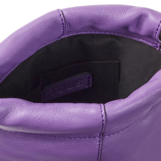 Mini sac TOUS Cloud en cuir lilas