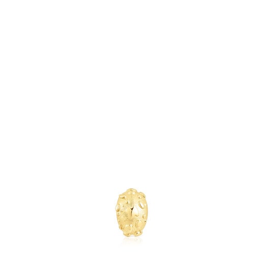 Earcuff with 18kt gold plating over silver Dybe