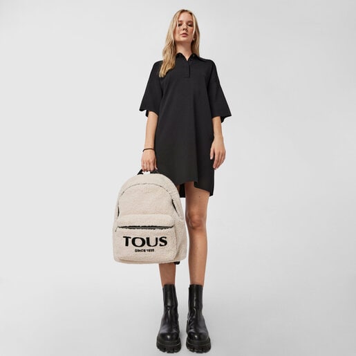 Medium beige Amaya Warm Backpack