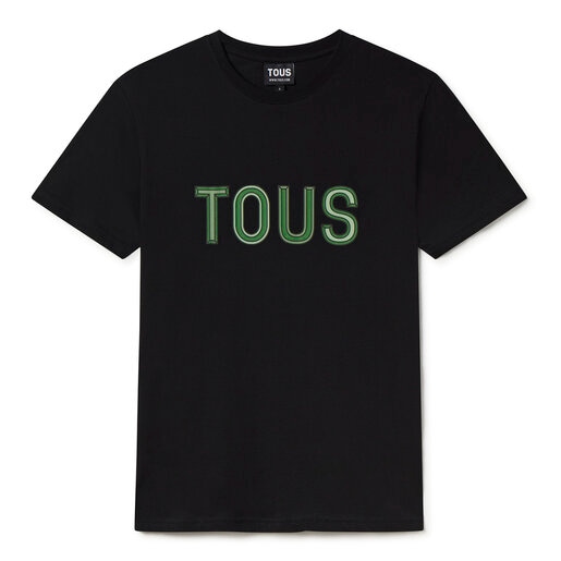 Camiseta de manga corta verde TOUS Bear Faceted L