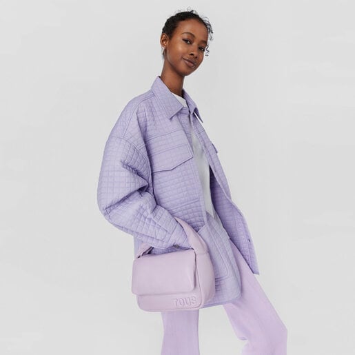 モーブカラーのスモールクロスボディバッグ TOUS Carol