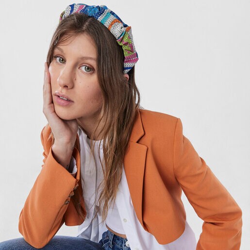 Diadema azul TOUS Net Crochet