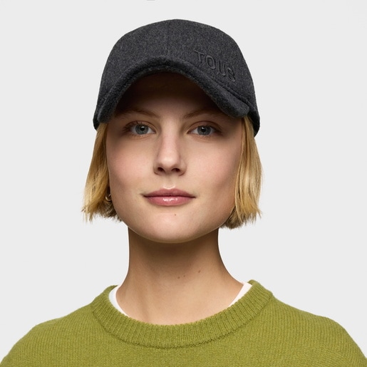 Dark gray Cap TOUS Embroidered