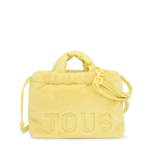 Medium yellow TOUS Cloud Warm One-shoulder bag | TOUS