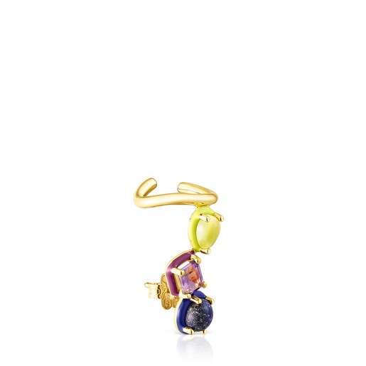 Earcuff con gemas y esmalte de color TOUS Vibrant Colors