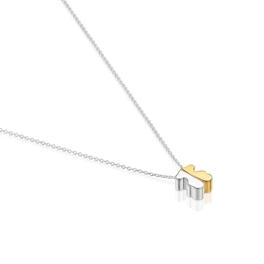 Collar bicolor y motivo oso 12 mm TOUS 1950