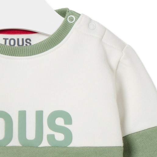 TOUS logo sweatshirt in Casual green