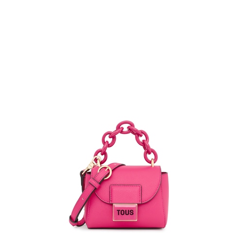 Mini sac à bandoulière TOUS Sylvia fuchsia