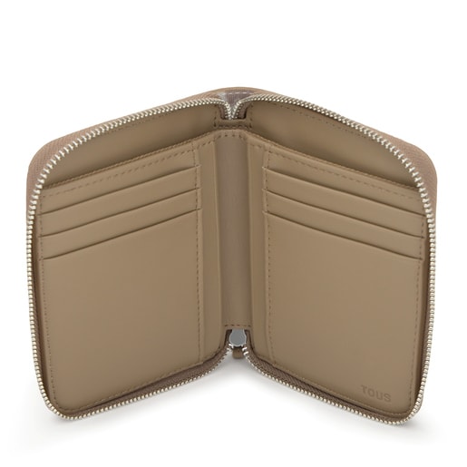 محفظة متوسطة الحجم مزدوجة الاستخدام باللون البيج من التشكيلة TOUS Bear