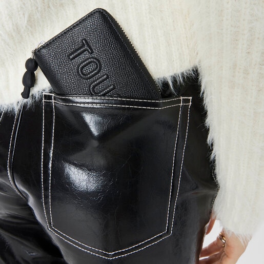 Black TOUS La Rue Change purse