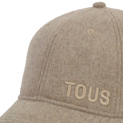 Taupe Cap TOUS Embroidered