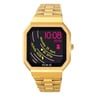 Gold-colored IP steel B-Connect Watch