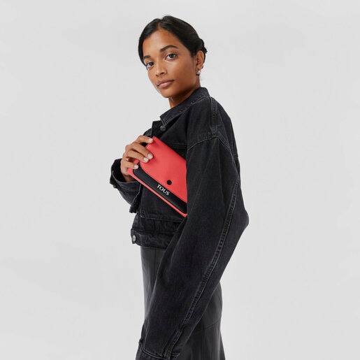 コーラルカラーレザー製ウォレット TOUS EMPIRE