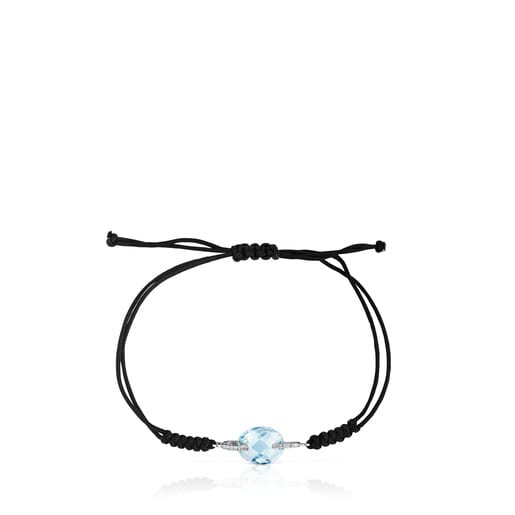 Pulsera de oro blanco Color Kings