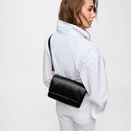 Medium black Crossbody bag TOUS Audree Soft